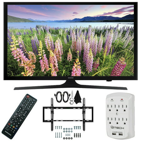 Samsung UN50J5000 - 50-Inch Full HD 1080p LED HDTV Flat & Tilt Wall Mount Bundle includes 50-Inch LED HD TV, Flat & Tilt Wall Mount Kit and Surge Protector with USB Ports