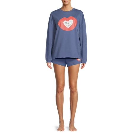 You re On Fire Lips Juniors Drop Shoulder Crew & Sleep Shorts 2-Piece Set
You re On Fire Lips Juniors Drop Shoulder Crew & Sleep Shorts 2-Piece Set