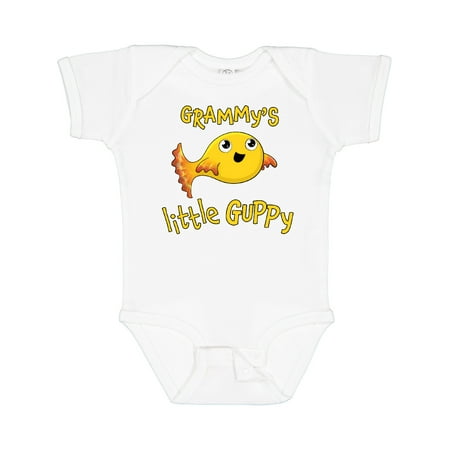 Inktastic Grammy s Little Guppy- Cute Yellow Fish Gift Baby Boy or Baby Girl Bodysuit
Inktastic Grammy s Little Guppy- Cute Yellow Fish Gift Baby Boy or Baby Girl Bodysuit