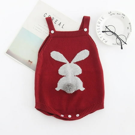 Baby Girl Knitted Rabbit Overalls Embroidered Cotton Romper Bodysuit Clothes Fragarn
Baby Girl Knitted Rabbit Overalls Embroidered Cotton Romper Bodysuit Clothes Fragarn
