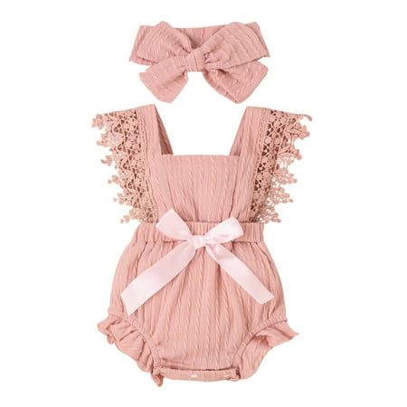 MANHUJI Newborn Girl Outfits Infant Girls Sleeveless Lace Ruffles Romper Bodysuit Newborn for Children Clothes Boy Baby Clothes Baby Girl Sleepers Baby Clothes Girl (Pink 100)
MANHUJI Newborn Girl Outfits Infant Girls Sleeveless Lace Ruffles Romper Bodysuit Newborn for Children Clothes Boy Baby Clothes Baby Girl Sleepers Baby Clothes Girl (Pink 100)