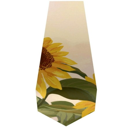OWNTA Blooming Sunflower Pattern Elegant Polyester Table Runner Perfect for Your Tables - Dining Table Decoration
OWNTA Blooming Sunflower Pattern Elegant Polyester Table Runner Perfect for Your Tables - Dining Table Decoration