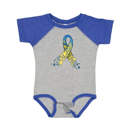 Inktastic Down Syndrome Awareness Blue and Yellow Hearts Ribbon Gift Baby Boy or Baby Girl Bodysuit
Inktastic Down Syndrome Awareness Blue and Yellow Hearts Ribbon Gift Baby Boy or Baby Girl Bodysuit