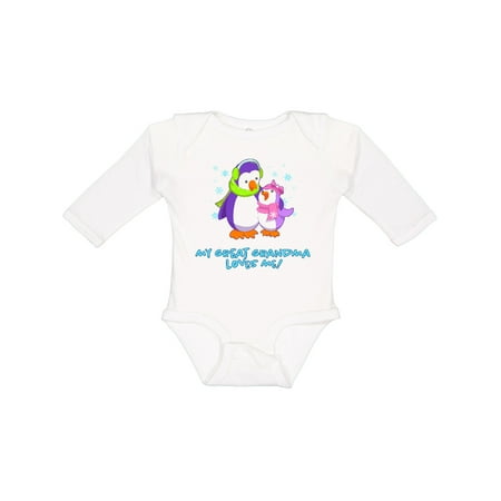 Inktastic My Great Grandma Loves Me! Cute Penguins Gift Baby Boy or Baby Girl Long Sleeve Bodysuit
Inktastic My Great Grandma Loves Me! Cute Penguins Gift Baby Boy or Baby Girl Long Sleeve Bodysuit