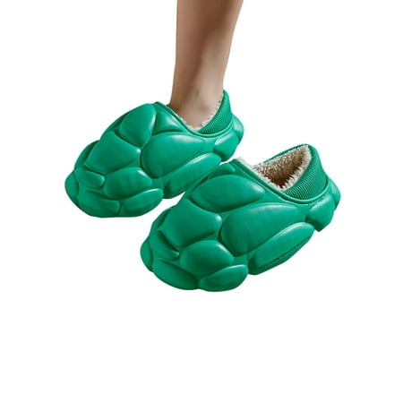 Daeful Womens Comfort Slip On Plush Slipper Bedroom Non-slip Home Shoe House Fashion Fuzzy Winter Warm Slippers Green 7-7.5
Daeful Womens Comfort Slip On Plush Slipper Bedroom Non-slip Home Shoe House Fashion Fuzzy Winter Warm Slippers Green 7-7.5