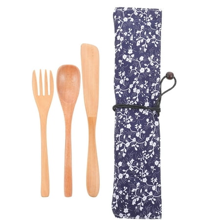 1 Set of Wooden Spoon Fork Kit Reusable Tableware Wooden Cutlery Kitchen Utensil
1 Set of Wooden Spoon Fork Kit Reusable Tableware Wooden Cutlery Kitchen Utensil