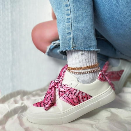 Aayomet Women Casual Shoes Size 11 Women s Bow Cashew Shoes Flat Flower Front Casual Single Laceup Comfy Shoes for Women Casual Pink 6.5
Aayomet Women Casual Shoes Size 11 Women s Bow Cashew Shoes Flat Flower Front Casual Single Laceup Comfy Shoes for Women Casual Pink 6.5