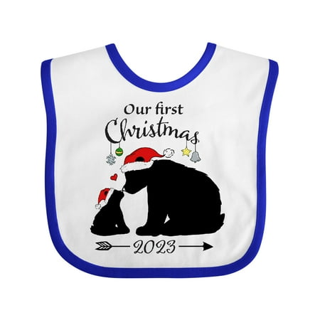 Inktastic Our First Christmas Bears in Santa Hats with Ornaments 2023 Gift Baby Boy or Baby Girl Bib
Inktastic Our First Christmas Bears in Santa Hats with Ornaments 2023 Gift Baby Boy or Baby Girl Bib