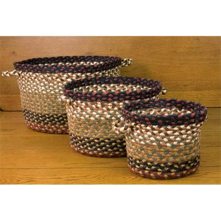 Earth Rugs 38-UB019SM Burgundy Mustard Utility Basket - 9 x 6.5 in.