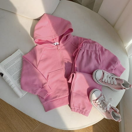 Xijirk Girls Boys Tracksuit Athletic Sweatsuits Pullover Hoodie 2 Pieces Kids Sweatshirt and Jogger Sweatpants Outfits Set-Pink-5-6 Years
Xijirk Girls Boys Tracksuit Athletic Sweatsuits Pullover Hoodie 2 Pieces Kids Sweatshirt and Jogger Sweatpants Outfits Set-Pink-5-6 Years