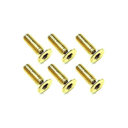 Integy RC Toy Model Hop-ups SQ-SSR-310G Square R/C M3 x 10mm Stainless Steel Flat Head Hex Screws Gold Plated (6 pcs.)
Integy RC Toy Model Hop-ups SQ-SSR-310G Square R/C M3 x 10mm Stainless Steel Flat Head Hex Screws Gold Plated (6 pcs.)