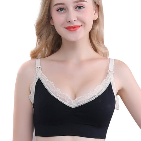 Women Wirefree Breastfeeding Bra Padded Lace Nursing Bralette Sleeping Maternity Bras L
Women Wirefree Breastfeeding Bra Padded Lace Nursing Bralette Sleeping Maternity Bras L