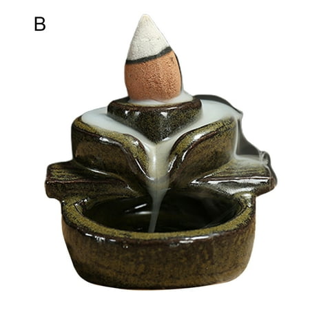 ruhuadgb Incense Burner Stable Nice-looking Decorative Waterfall Incense Burner Backflow Ceramic Holder for Home
ruhuadgb Incense Burner Stable Nice-looking Decorative Waterfall Incense Burner Backflow Ceramic Holder for Home