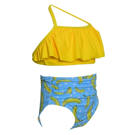 Gubotare Two Pieces 212Y Bathing Baby Beach Girls Bikini Toddler Wear Floral Ruffles Little Swimsuit Kids Print Suit with Print Yellow 5-6 Years
Gubotare Two Pieces 212Y Bathing Baby Beach Girls Bikini Toddler Wear Floral Ruffles Little Swimsuit Kids Print Suit with Print Yellow 5-6 Years