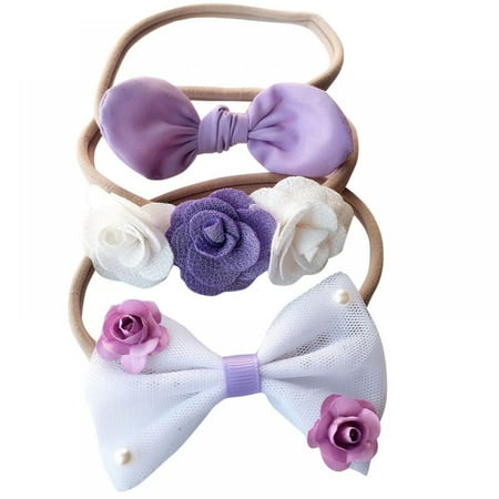 3Pcs Headbands Bows with Soft Nylon Elastic Headband Hair Bows Hair Band for Baby Girls
3Pcs Headbands Bows with Soft Nylon Elastic Headband Hair Bows Hair Band for Baby Girls