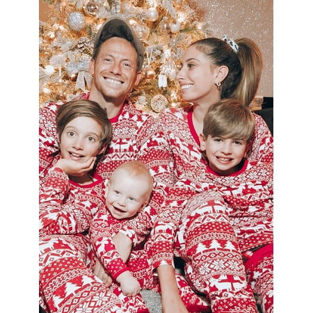 Parent-Child Nightclothes Christmas Pajamas Cartoon Elk Tree Snowflake Printed Family Top Sleeping Trousers Baby Romper
Parent-Child Nightclothes Christmas Pajamas Cartoon Elk Tree Snowflake Printed Family Top Sleeping Trousers Baby Romper