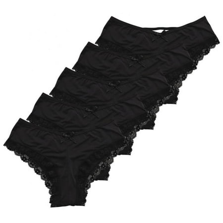 Pack of 5 Sexy Retro Lace Thongs for Women Mid Waist Thong Panties Underwear Soft Breathable Ladies Panties
Pack of 5 Sexy Retro Lace Thongs for Women Mid Waist Thong Panties Underwear Soft Breathable Ladies Panties