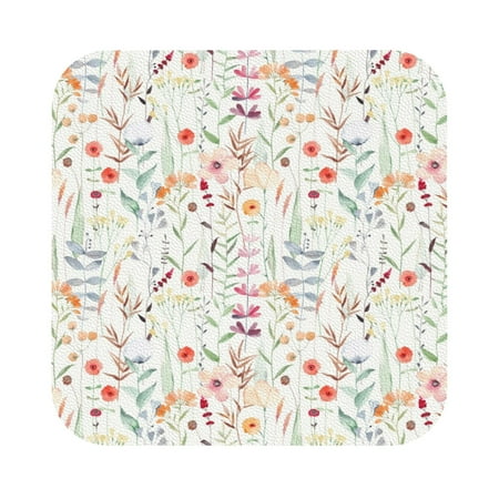 Giroia Wildflower Watercolor 4 Coasters Leather Coasters Set of 6 Coaster for Drinks Square
Giroia Wildflower Watercolor 4 Coasters Leather Coasters Set of 6 Coaster for Drinks Square