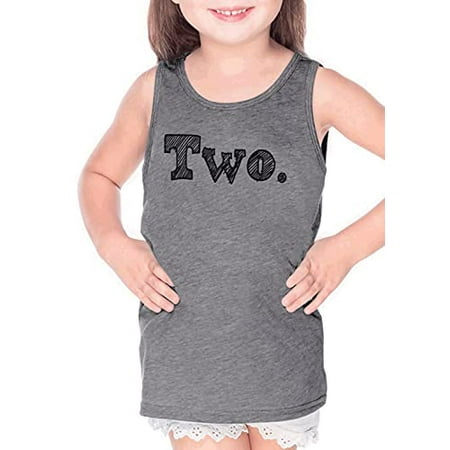 7 ate 9 Apparel Kids Two Birthday 2 Sketch Second Bday 2nd Boys or Girls Grey Tank Top
7 ate 9 Apparel Kids Two Birthday 2 Sketch Second Bday 2nd Boys or Girls Grey Tank Top
