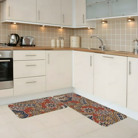 Kitchen Mats for Floor 2 Piece - Paisley3 Anti Fatigue Mats for Kitchen Floor Kitchen Rugs Non Slip Washable Mat for Home Kitchen Decor
Kitchen Mats for Floor 2 Piece - Paisley3 Anti Fatigue Mats for Kitchen Floor Kitchen Rugs Non Slip Washable Mat for Home Kitchen Decor