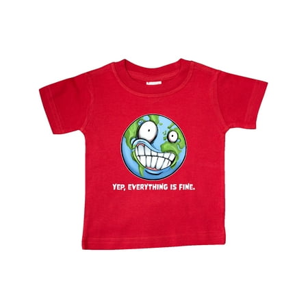 Inktastic Yep Everything Is Fine with Distressed Planet Earth Gift Baby Boy or Baby Girl T-Shirt
Inktastic Yep Everything Is Fine with Distressed Planet Earth Gift Baby Boy or Baby Girl T-Shirt