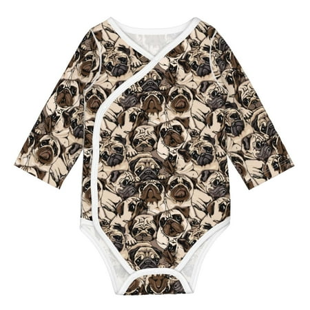Matuu Cute French Bulldog for Baby Long-Sleeve Bodysuit Soft Cotton Comfortable and Breathable Perfect for Newborns and Infants
Matuu Cute French Bulldog for Baby Long-Sleeve Bodysuit Soft Cotton Comfortable and Breathable Perfect for Newborns and Infants