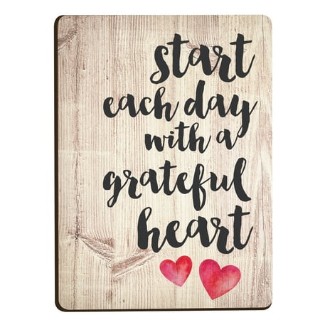 Start Each Day Script Red Heart Distressed Wood Look 2.5 x 3.5 Inch Wood Lithograph Magnet
Start Each Day Script Red Heart Distressed Wood Look 2.5 x 3.5 Inch Wood Lithograph Magnet