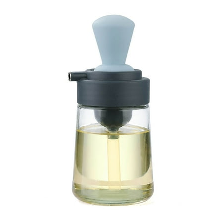 Yidarton Press Type Silicone Brush Head Brush Inverted One Transparent Glass Oil Pot Kitchen Barbecue Soy Sauce Bottle Vinegar Bottle Autumn Blue (350ml)
Yidarton Press Type Silicone Brush Head Brush Inverted One Transparent Glass Oil Pot Kitchen Barbecue Soy Sauce Bottle Vinegar Bottle Autumn Blue (350ml)