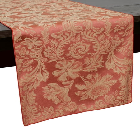 Ultimate Textile Miranda 14 x 108-Inch Damask Table Runner