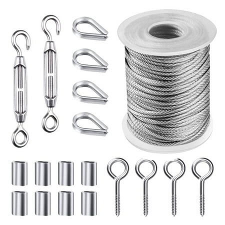 TINYSOME Picture Hanging Wire Wire Rope Steel Cable Lights Hanging Kit Stainless Rope
TINYSOME Picture Hanging Wire Wire Rope Steel Cable Lights Hanging Kit Stainless Rope
