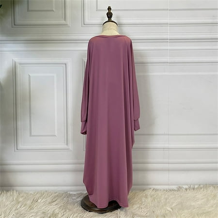 kpoplk Cute Dresses For Teen Girls Kids Toddler Baby Girls Spring Summer Solid Muslim Batwing Sleeve Robe Toddler Dress(Pink)
kpoplk Cute Dresses For Teen Girls Kids Toddler Baby Girls Spring Summer Solid Muslim Batwing Sleeve Robe Toddler Dress(Pink)