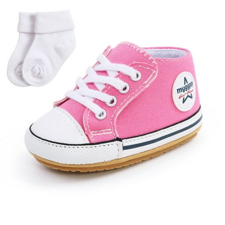 Toddler Girls Boys Canvas Sneakers Soft Sole High-Top Ankle Infant First Walkers Crib Shoes With Socks
Toddler Girls Boys Canvas Sneakers Soft Sole High-Top Ankle Infant First Walkers Crib Shoes With Socks