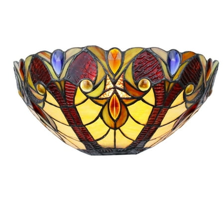 CHLOE Lighting ADIA Victorian Tiffany-Syle Dark Bronze 1 Light Wall Sconce 12 Wide
CHLOE Lighting ADIA Victorian Tiffany-Syle Dark Bronze 1 Light Wall Sconce 12 Wide