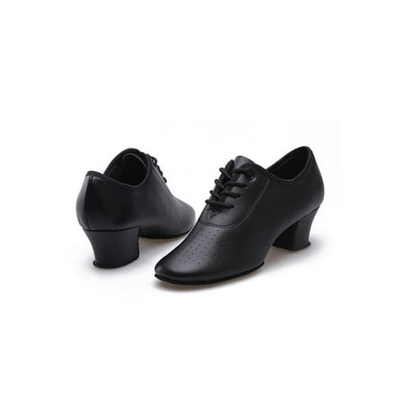 GENILU Womens Lightweight Casual Jazz Dance Sneaker Chunky Heel Social Round Toe Dancing Shoe Black Rubber Sole Style B 8
GENILU Womens Lightweight Casual Jazz Dance Sneaker Chunky Heel Social Round Toe Dancing Shoe Black Rubber Sole Style B 8