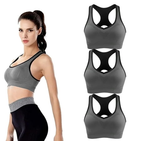3PCS Women Yoga Sports Bra Running Vest Gym Workout Underwear Padded Crop Tops Female Sportswear Push Up Fitness Bras
3PCS Women Yoga Sports Bra Running Vest Gym Workout Underwear Padded Crop Tops Female Sportswear Push Up Fitness Bras