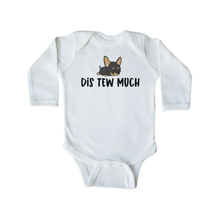 Inktastic Napping Dis Tew Much Chihuahua Black and Tan Gift Baby Boy or Baby Girl Long Sleeve Bodysuit
Inktastic Napping Dis Tew Much Chihuahua Black and Tan Gift Baby Boy or Baby Girl Long Sleeve Bodysuit