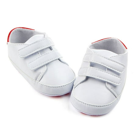 Toddler Baby Boy Girl Soft Sole Crib Shoes Sneaker RD/12