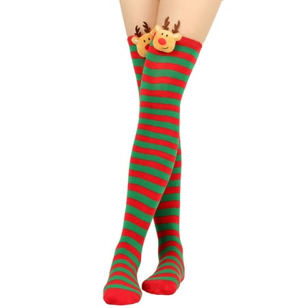 jsaierl Women Christmas Long Tube Knee Socks Striped Garter Cute Accessories Christmas Party
jsaierl Women Christmas Long Tube Knee Socks Striped Garter Cute Accessories Christmas Party