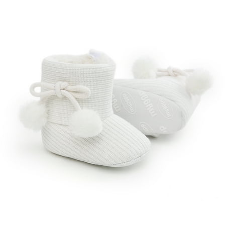 Qmyliery Boys and Girls Snow Boots Bow Knot Style Hair Ball Decoration Non Slip Soft Soled Toddler Shoes
Qmyliery Boys and Girls Snow Boots Bow Knot Style Hair Ball Decoration Non Slip Soft Soled Toddler Shoes