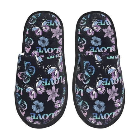Tideii Love Butterflies for Home Indoor Cotton Slippers Autumn and Winter EVA Plush Slippers Household Supplies Unisex-Medium
Tideii Love Butterflies for Home Indoor Cotton Slippers Autumn and Winter EVA Plush Slippers Household Supplies Unisex-Medium
