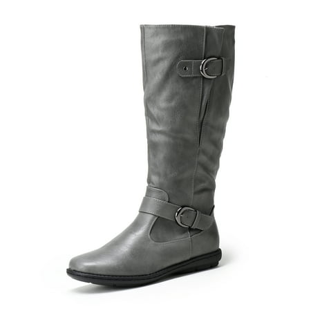 Women‘s Fur-Lined Knee High Winter Boots Wide Calf -W WIDE/CALF/ 9