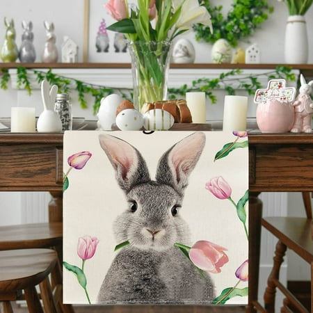 Easter Day Decor Easter Table Flag Holiday Bunny Egg Little Printed Vintage Easter Decor Linen Tablecloth Easter Home Decorations
Easter Day Decor Easter Table Flag Holiday Bunny Egg Little Printed Vintage Easter Decor Linen Tablecloth Easter Home Decorations