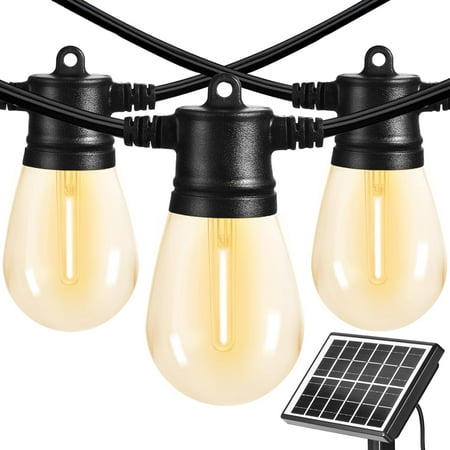 100ft Solar String Light Outdoor USB Rechargeable Patio Solar Outdoor Lights with Waterproof & Shatterproof 30 LED Bulbs for Backyard Porch Garden Pool Party Camping
100ft Solar String Light Outdoor USB Rechargeable Patio Solar Outdoor Lights with Waterproof & Shatterproof 30 LED Bulbs for Backyard Porch Garden Pool Party Camping