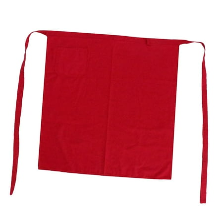Kitchen Waist Apron Working For Chains - Pinstripes as described Crimson
