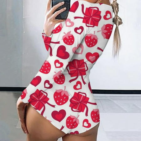 VKEKIEO Valentines Day Gifts Women Print Long Sleeve Nightwear Jumpsuit Bodysuit Playsuit Romper
VKEKIEO Valentines Day Gifts Women Print Long Sleeve Nightwear Jumpsuit Bodysuit Playsuit Romper