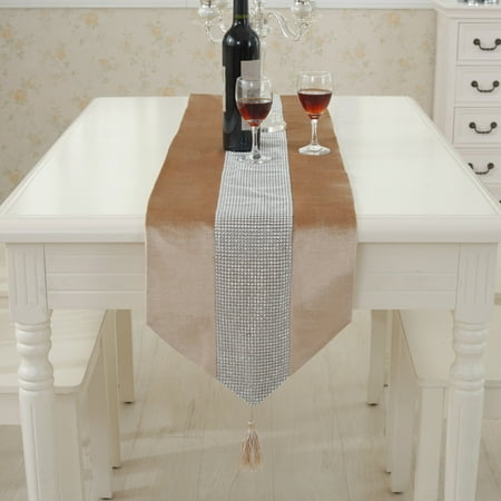 Modern Table Runner Flannel Rhinestones Marriage Runners Chirstmas Decoration Purple Golden Table Runner
Modern Table Runner Flannel Rhinestones Marriage Runners Chirstmas Decoration Purple Golden Table Runner