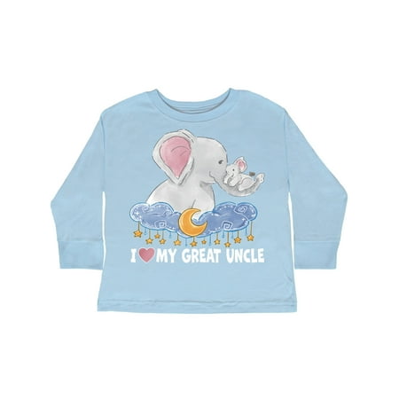 Inktastic I Love My Great Uncle Cute Elephants with Moon and Stars Gift Toddler Boy or Toddler Girl Long Sleeve T-Shirt
Inktastic I Love My Great Uncle Cute Elephants with Moon and Stars Gift Toddler Boy or Toddler Girl Long Sleeve T-Shirt