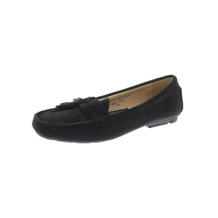 Masseys Womens Cate Suede Slip On Moccasins