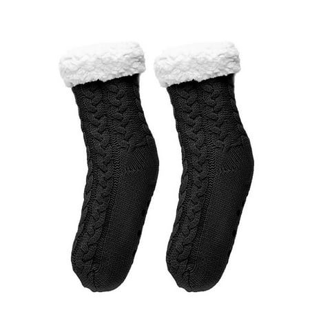Shulemin Women Autumn Winter Plush Liner Anti Slip Twist Knitted Warm Boots Floor Socks
Shulemin Women Autumn Winter Plush Liner Anti Slip Twist Knitted Warm Boots Floor Socks