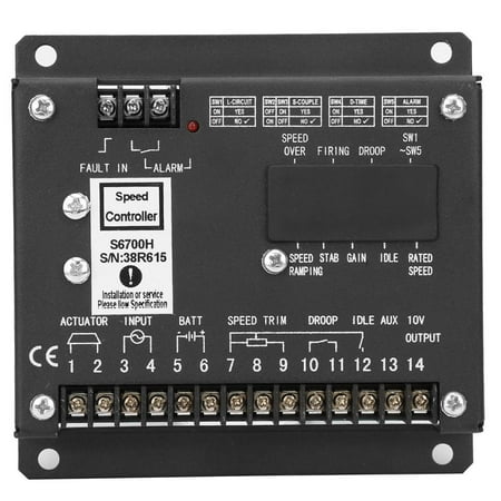Henmomu Durable Generator Speed Controller Controller Automatic Parking Protection Speed Control Industry For Generator
Henmomu Durable Generator Speed Controller Controller Automatic Parking Protection Speed Control Industry For Generator